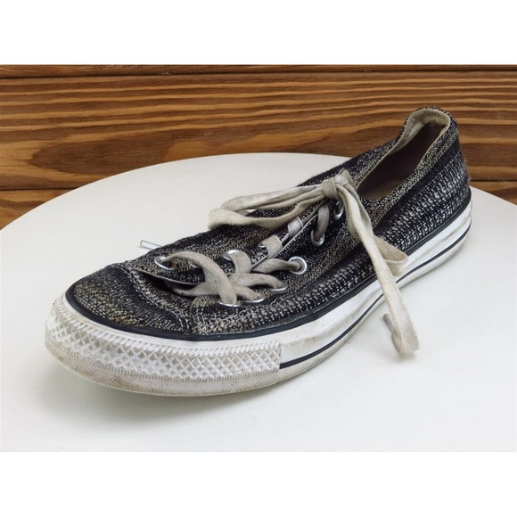 Converse Sz 7‎ Sneaker Black Fabric Men All Star Medium (D, M) Athletic - Picture 1 of 11